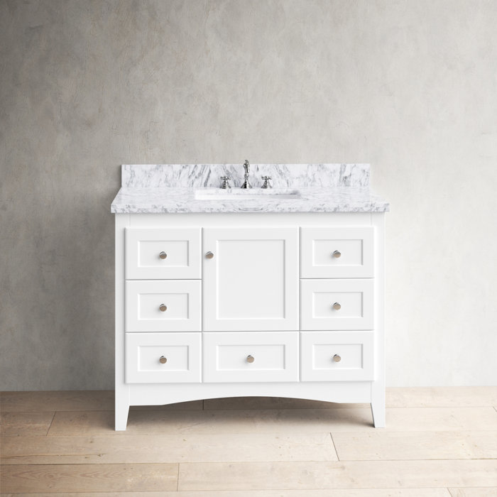 Birch Lane™ Fresno 42'' Single Bathroom Vanity with Top & Reviews Wayfair